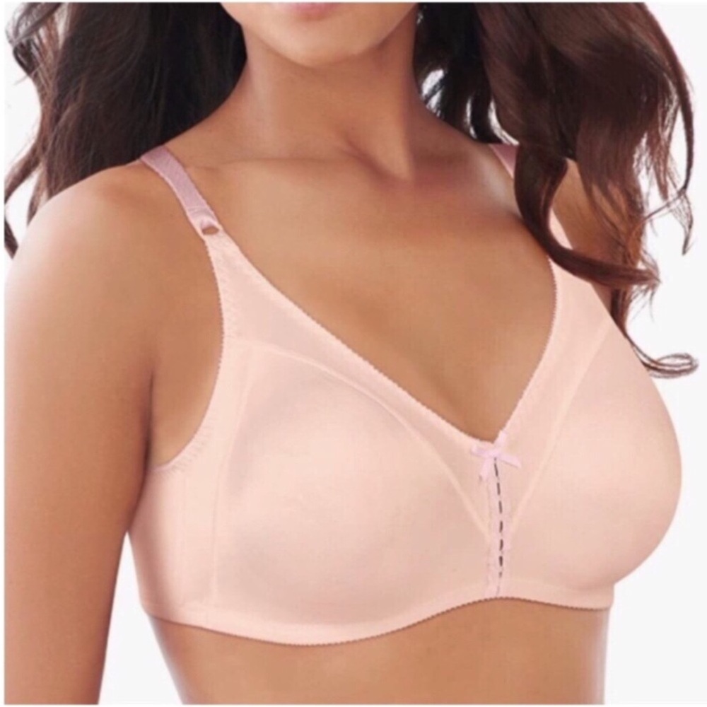 nwt Bali bra DF3820 34D light pink